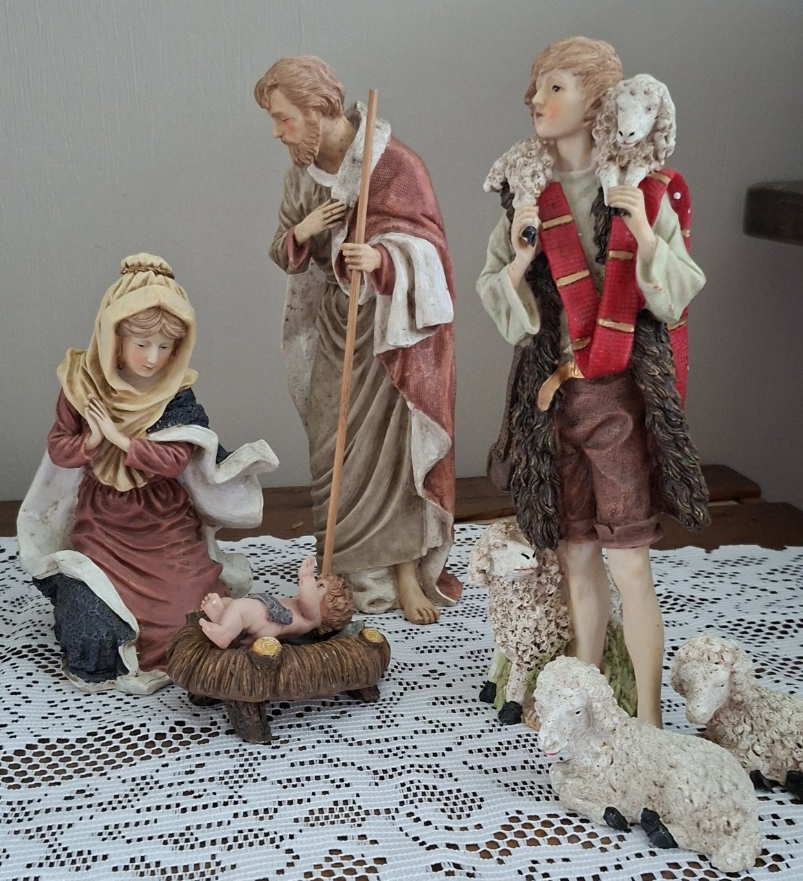 Kerst, Complete Kerststal met Beelden