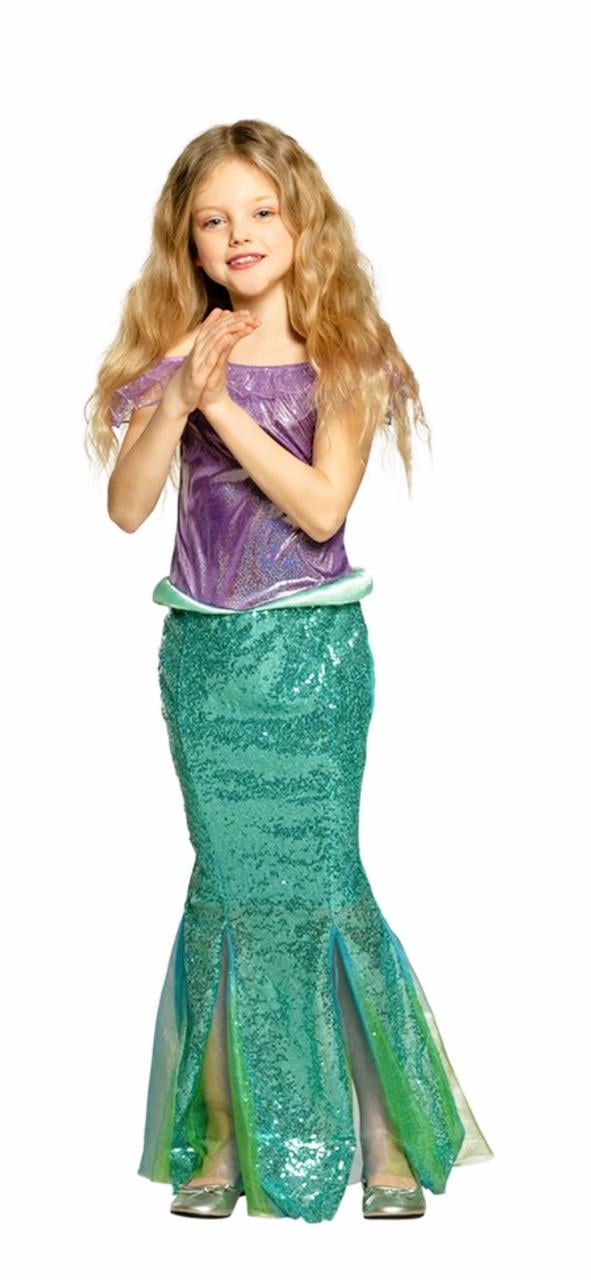 Nieuw ! Maat 164 Mooie Groene Prinses Ariël Zeemeermin Jurk
