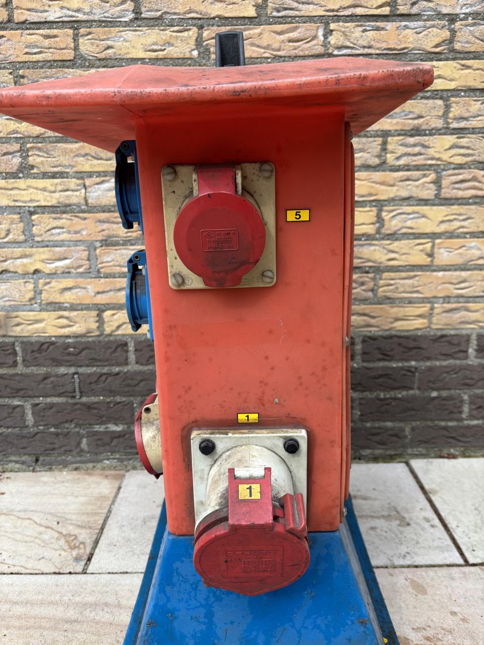 Bouw stroomkast paddenstoel