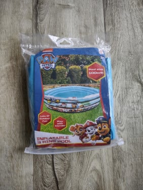 Nieuw Paw Patrol zwembad! 100 cm doorsnede. Opblaasbad.