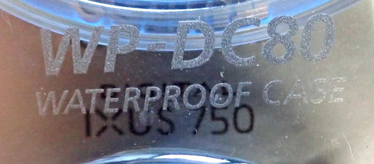 CANON Digital IXUS 750 plus WP-DC80