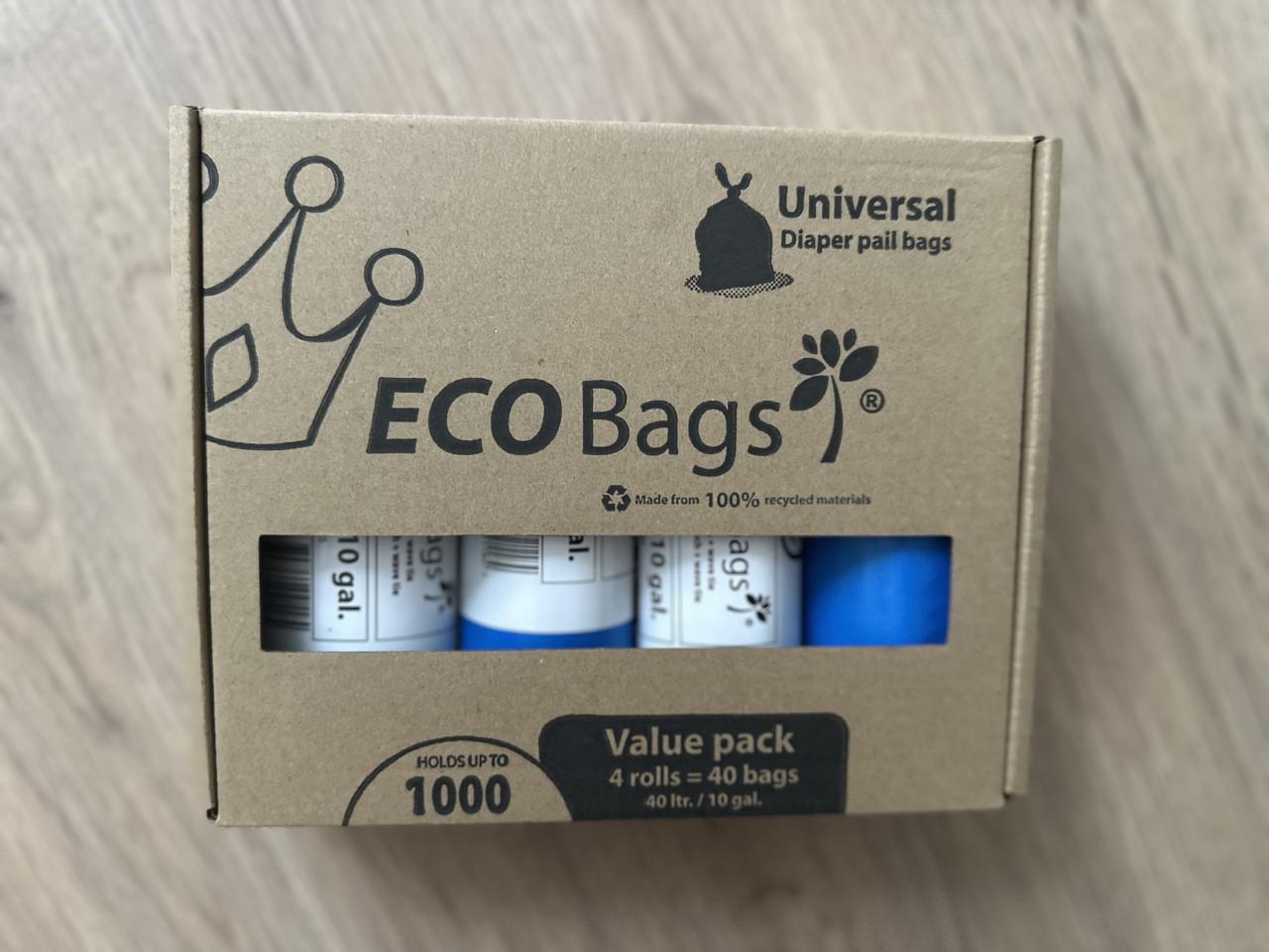 Diaperchamp mint groen + Eco zakken