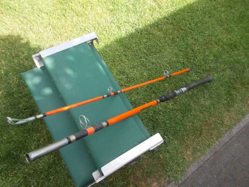 Tweedelige boothengel van Arca, lengte 240 cm , werpgewicht 300 gram