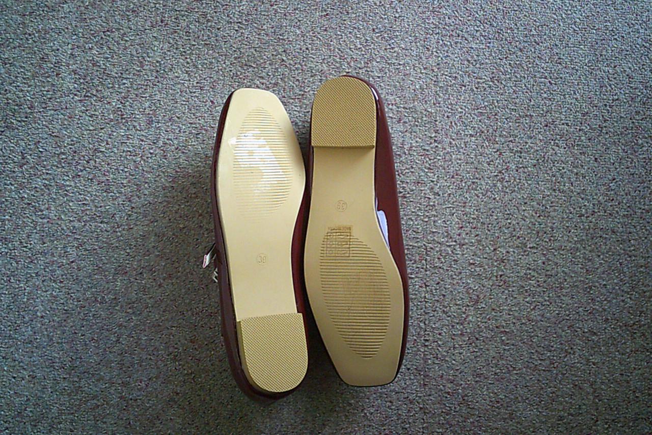 VINTAGE lederen ballerina in TOP conditie ... maat 39