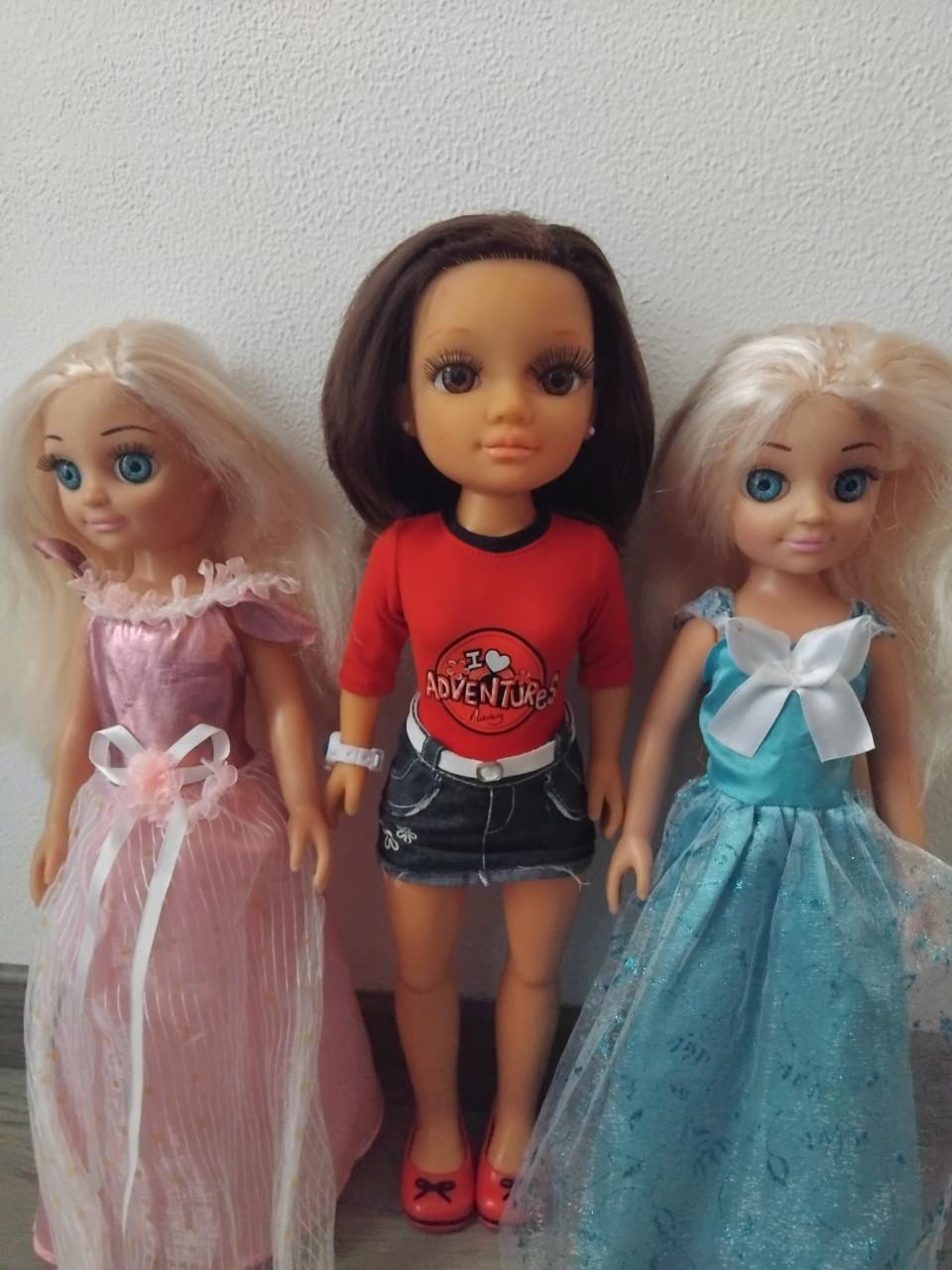 3 stuks Poppen / 42-46 cm.