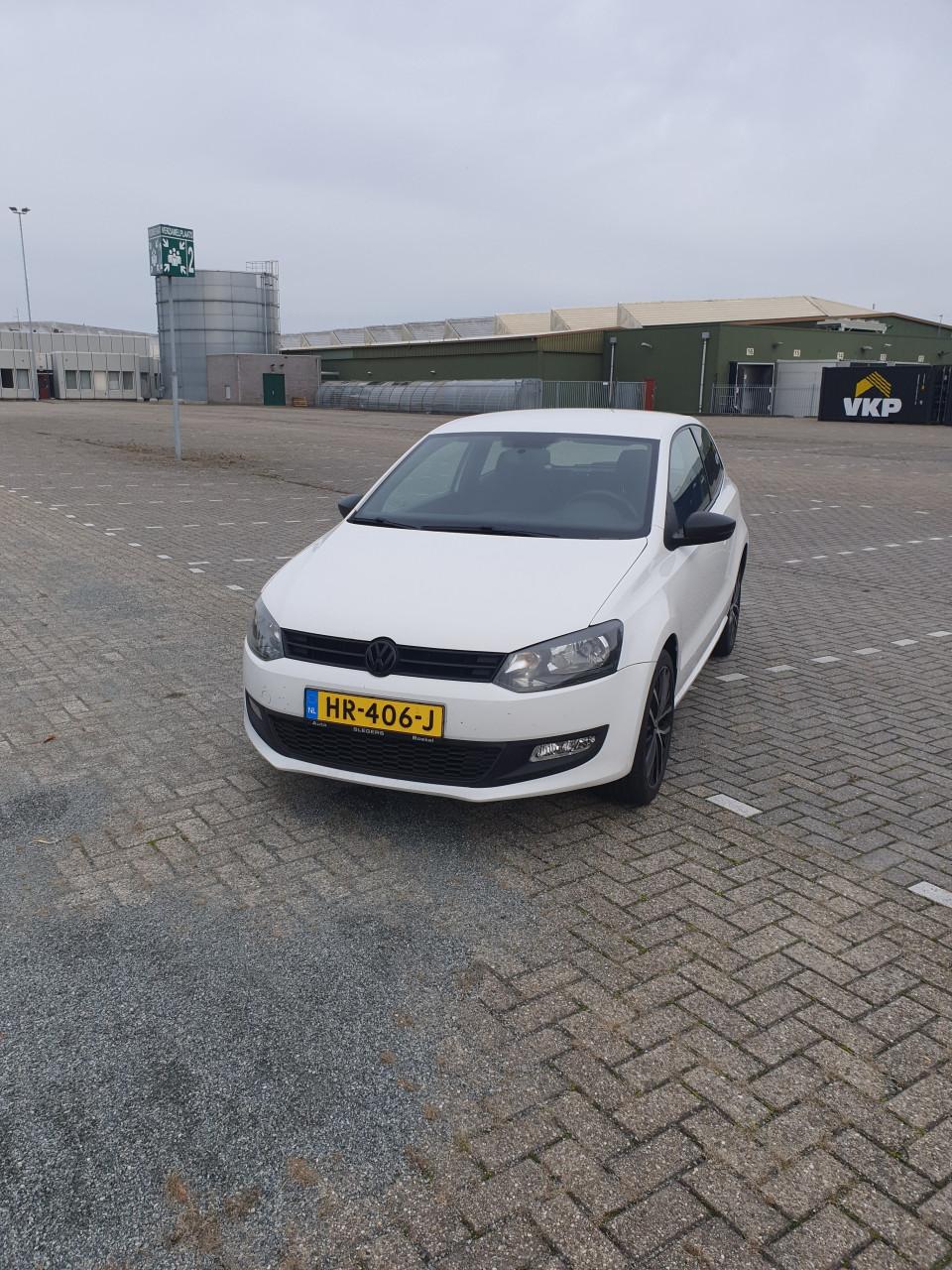 Vw polo met kapotte motor