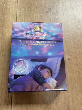 Nieuwe diamond painting 3D nacht lamp