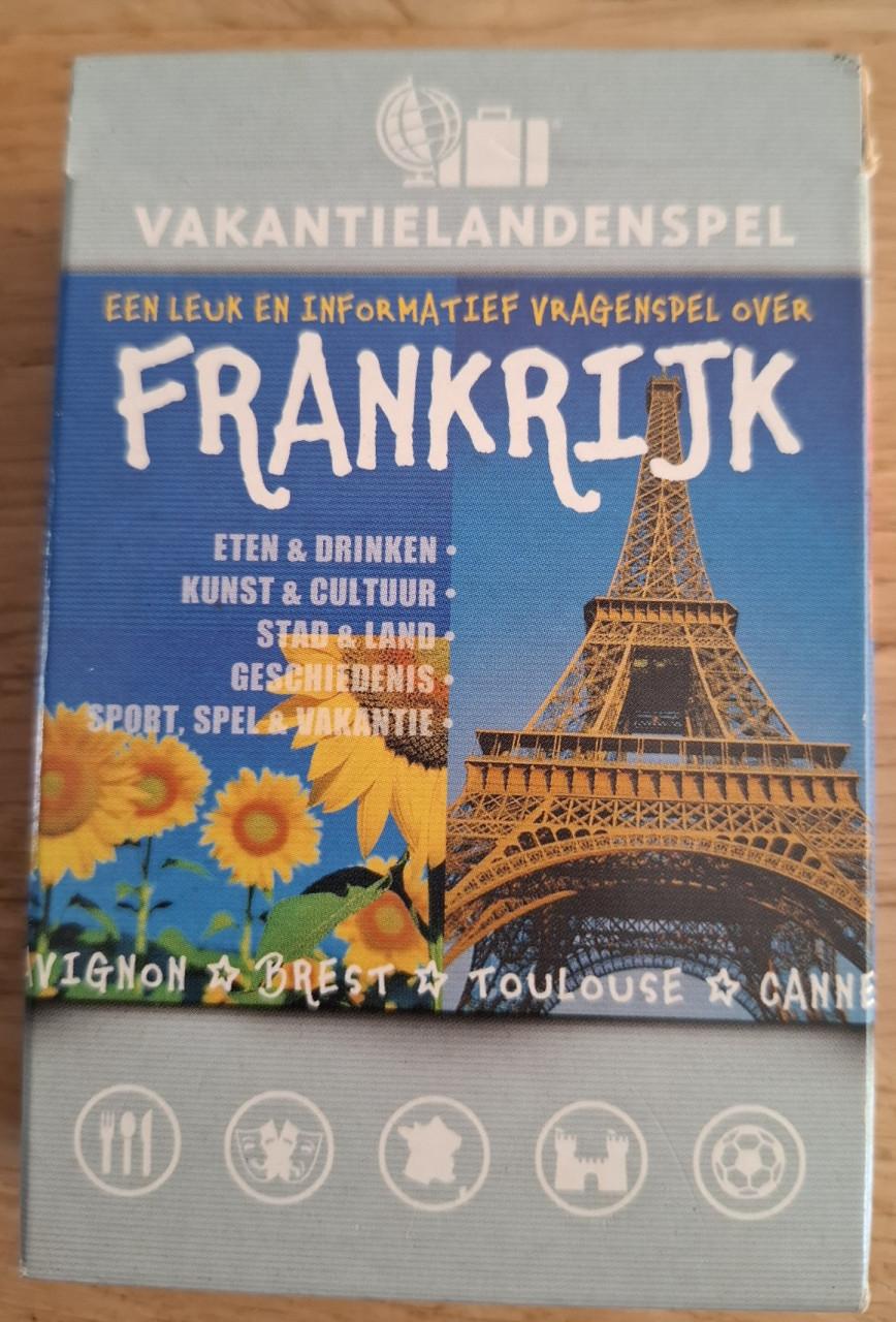 Vakantielandenspel: Frankrijk! Een leuk en informatief vragenspel over Fr.