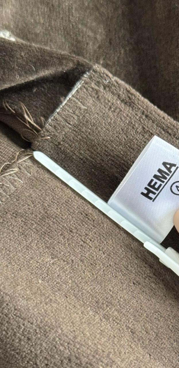 2 mooie bruine velours gordijnen bruin