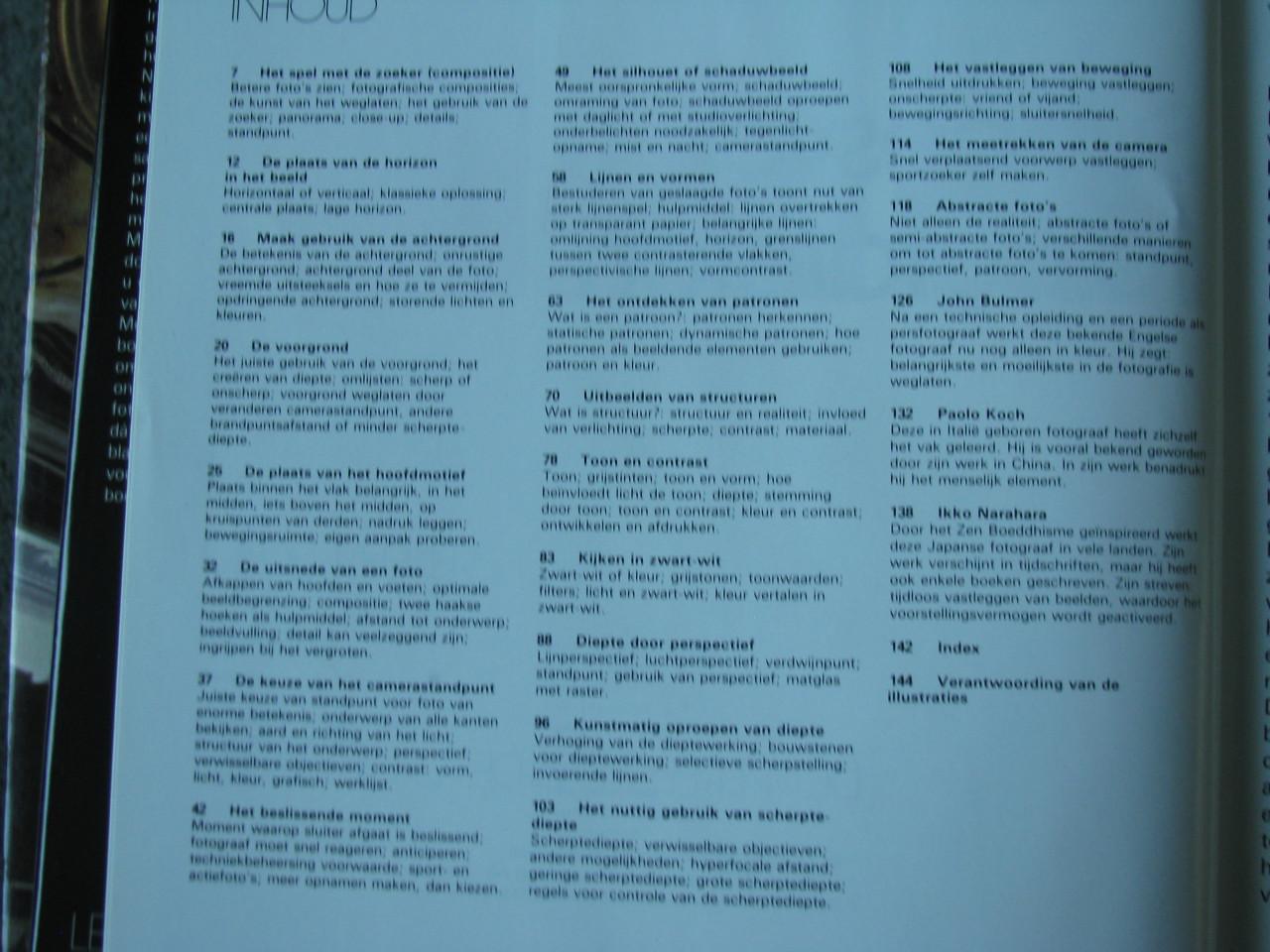 Boeken over fotografie.