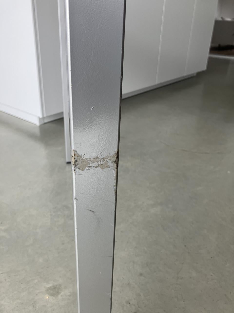 Italiaans design uitschuifbare witte eettafel, 130 / 190 x 85