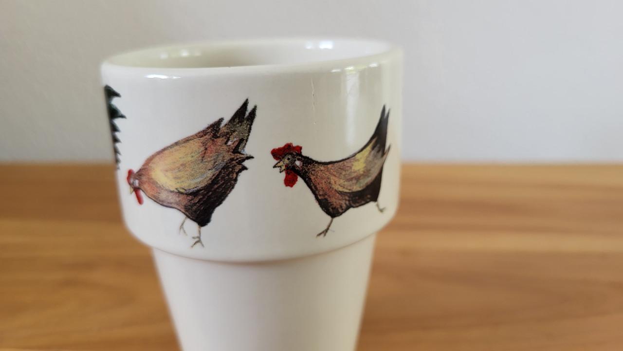 Melkbeker Jet servies Chicken Festival