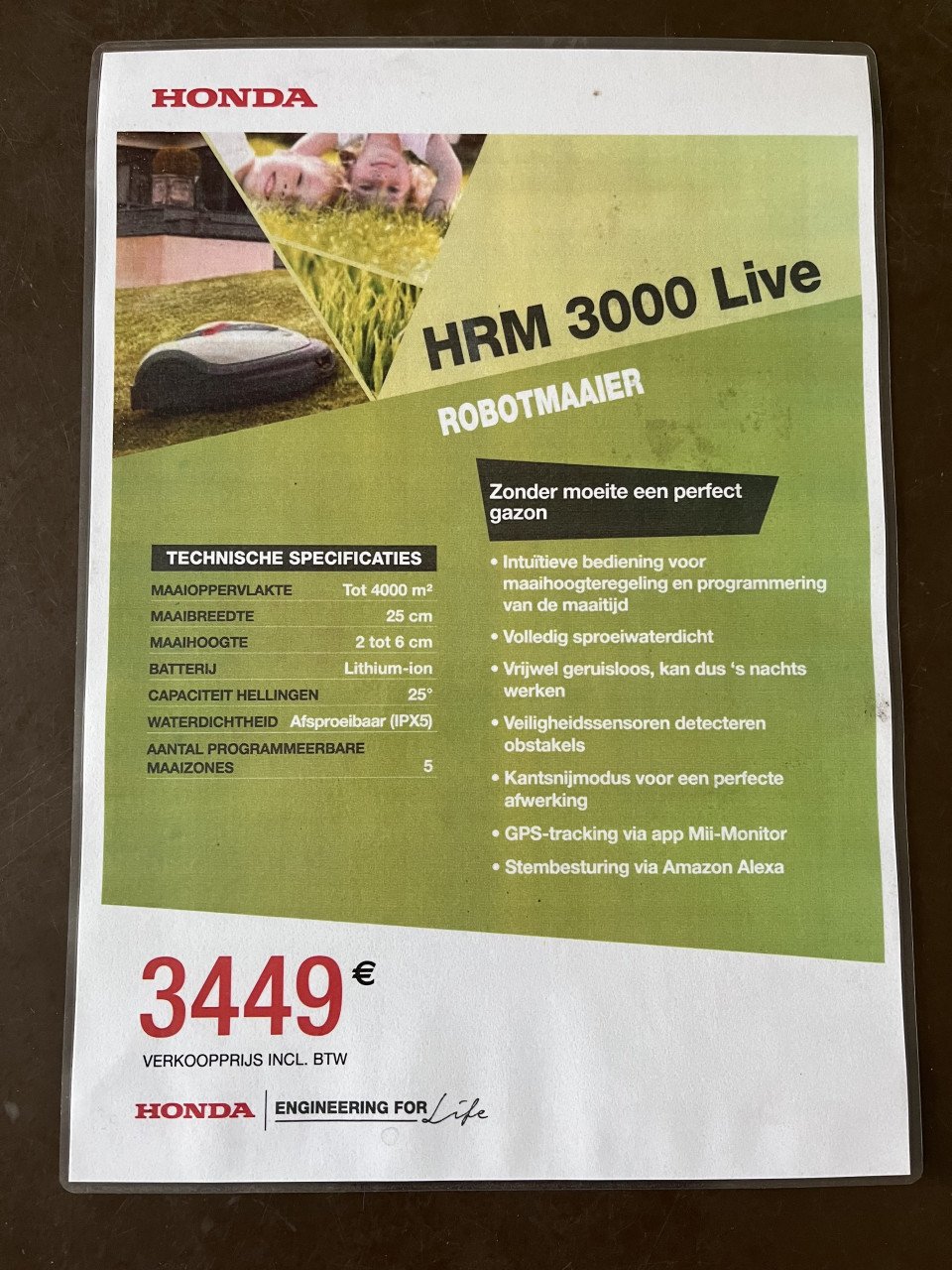 Honda robotmaaier NIEUW!!!