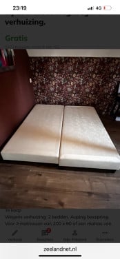Auping bedden. Onderbed. Gratis ophalen.