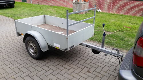 Aanhangwagen.
