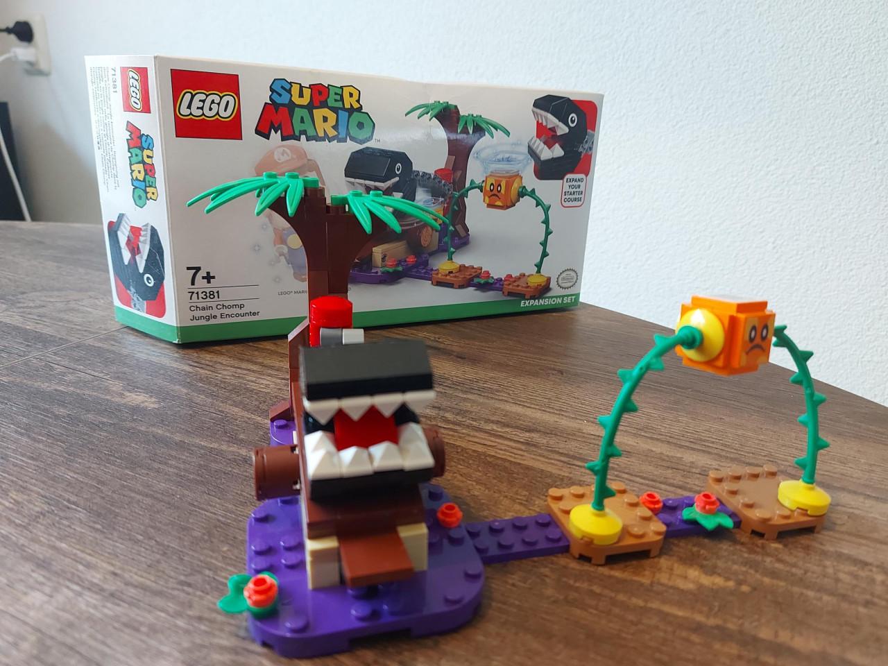Lego Super Mario 71381 Chain Chomp Jungle Encounter compleet in doos