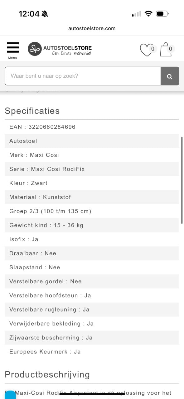Autostoel