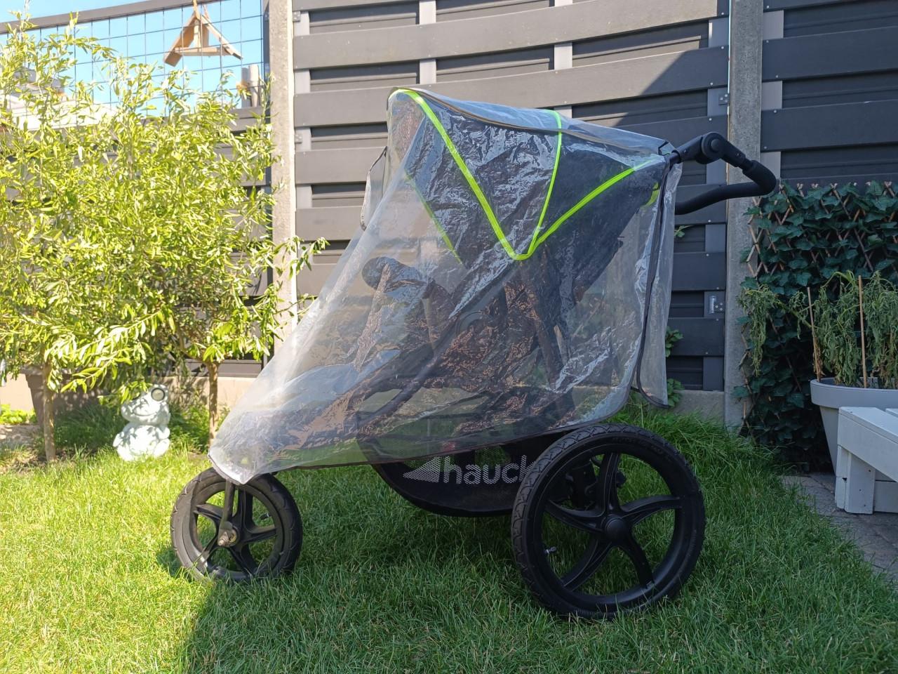 Kinderwagen: Hauck Runner, zo goed als nieuw (inclusief regenhoes)