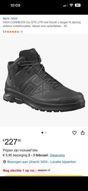 Nieuwe haix schoenen maat 44.