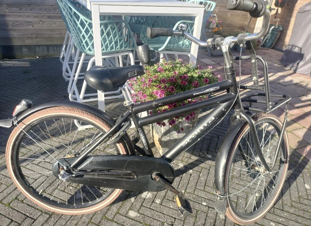 Jongens fiets. Cortina U4 transport