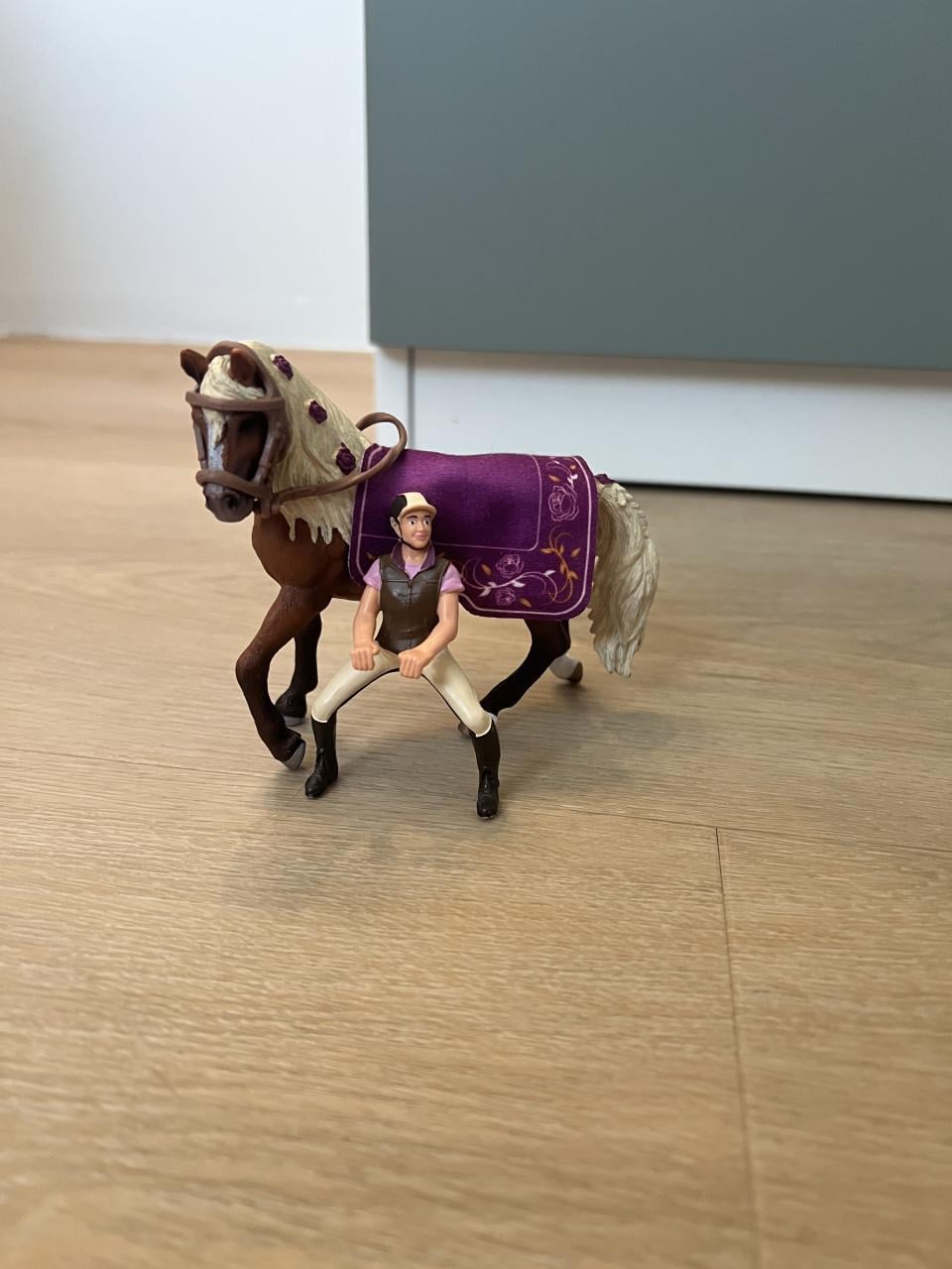 Schleich Horse Club paard met ruiter