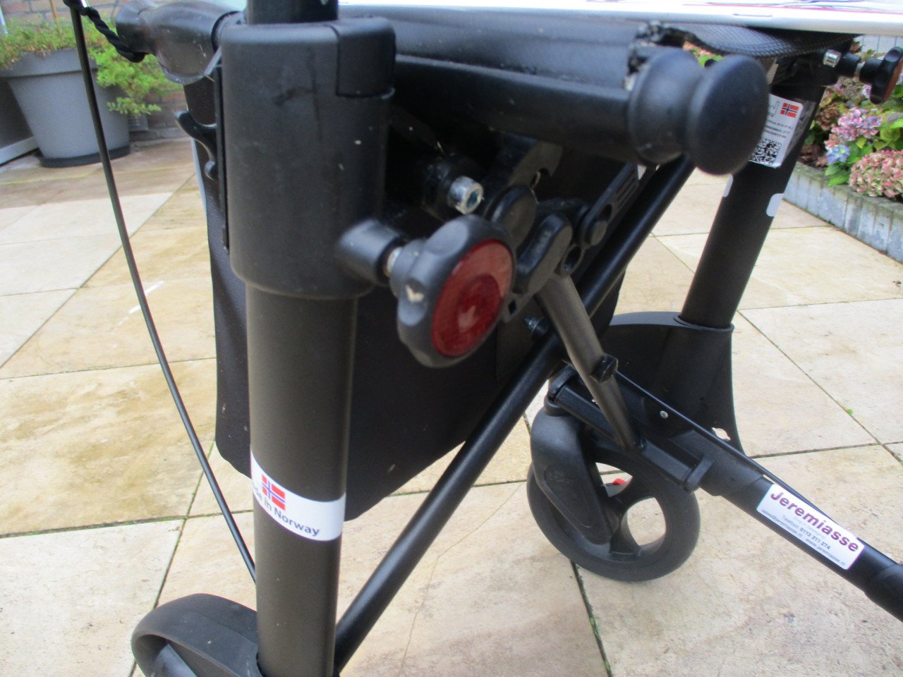 Zgan Topro Troja 2G opvouwbare scootmobiel +zitje tas rugsteun stokhouder