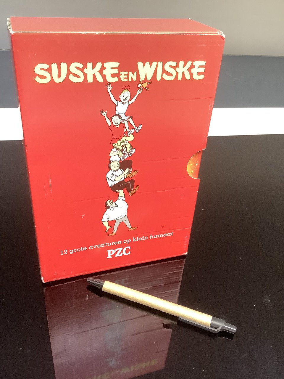 Verzamelbox Suske en Wiske. PZC uitgave, klein formaat.