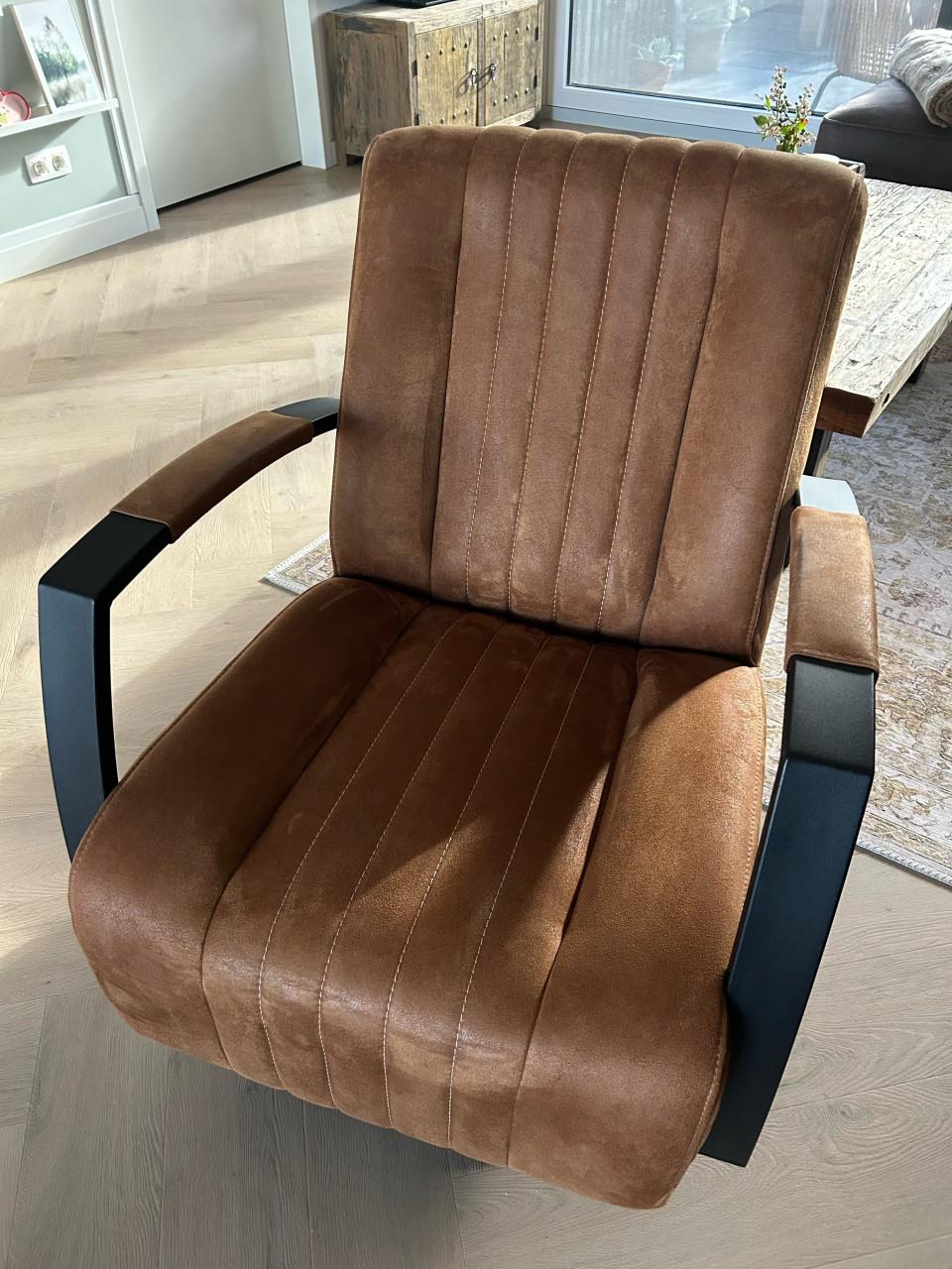 Draaifauteuil bruin