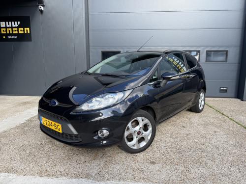 Ford Fiësta 1.4 71KW Trend 3DR 2009 Zwart Airco Apk Keyless