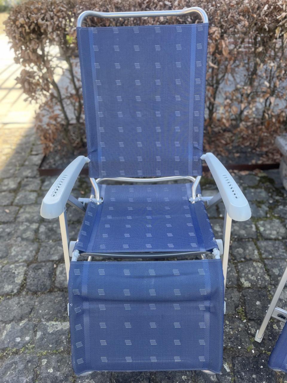Verstelbare tuinstoelen merk Ducdalf, in prima staat