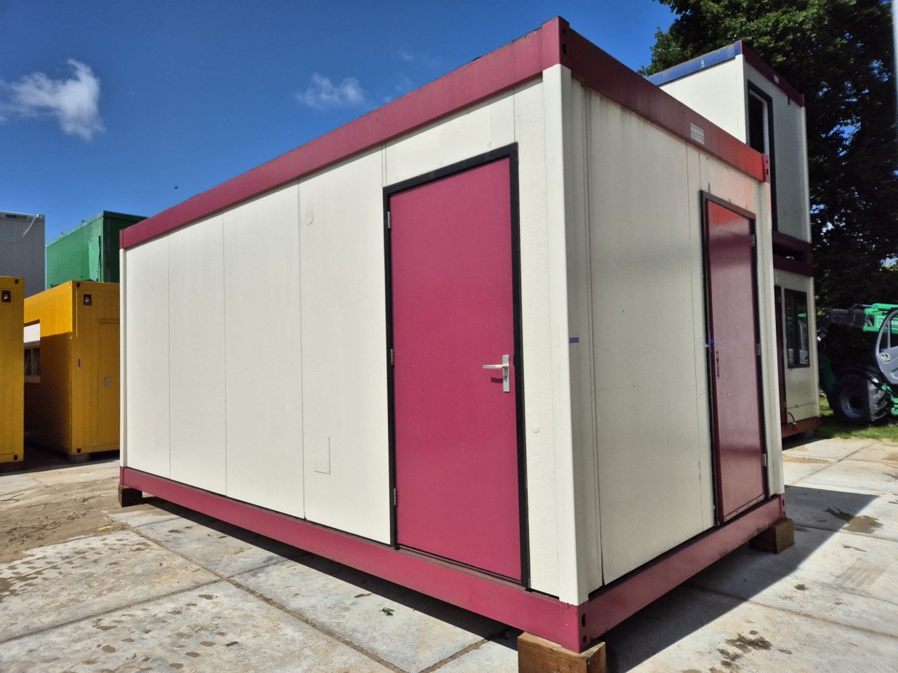 6x3m kantoorunit / woonunit / schaftkeet / bouwkeet