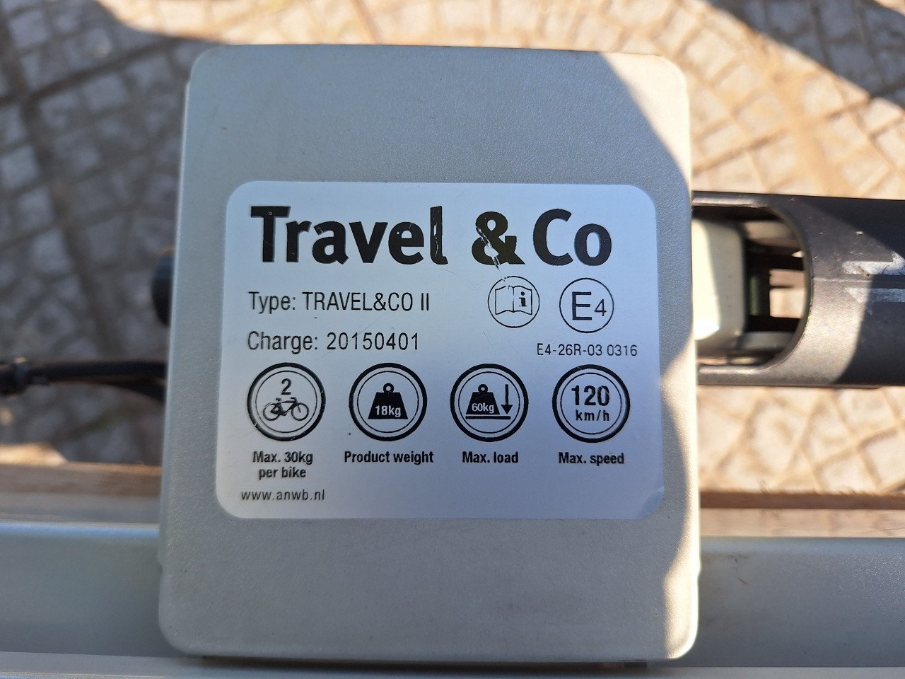 Fietsendrager Travel & Co voor 2-ebikes!