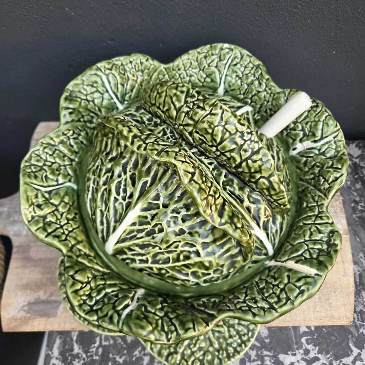 XXL koolterrine met schotel en lepel