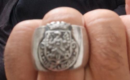 Zilveren ring wapen van middelburg