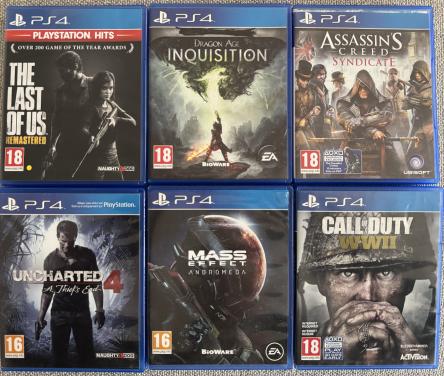 PS4 Games Bundel – €10 per stuk of €50 voor alles