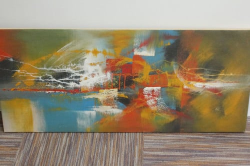Schilderij,,in bali gekocht