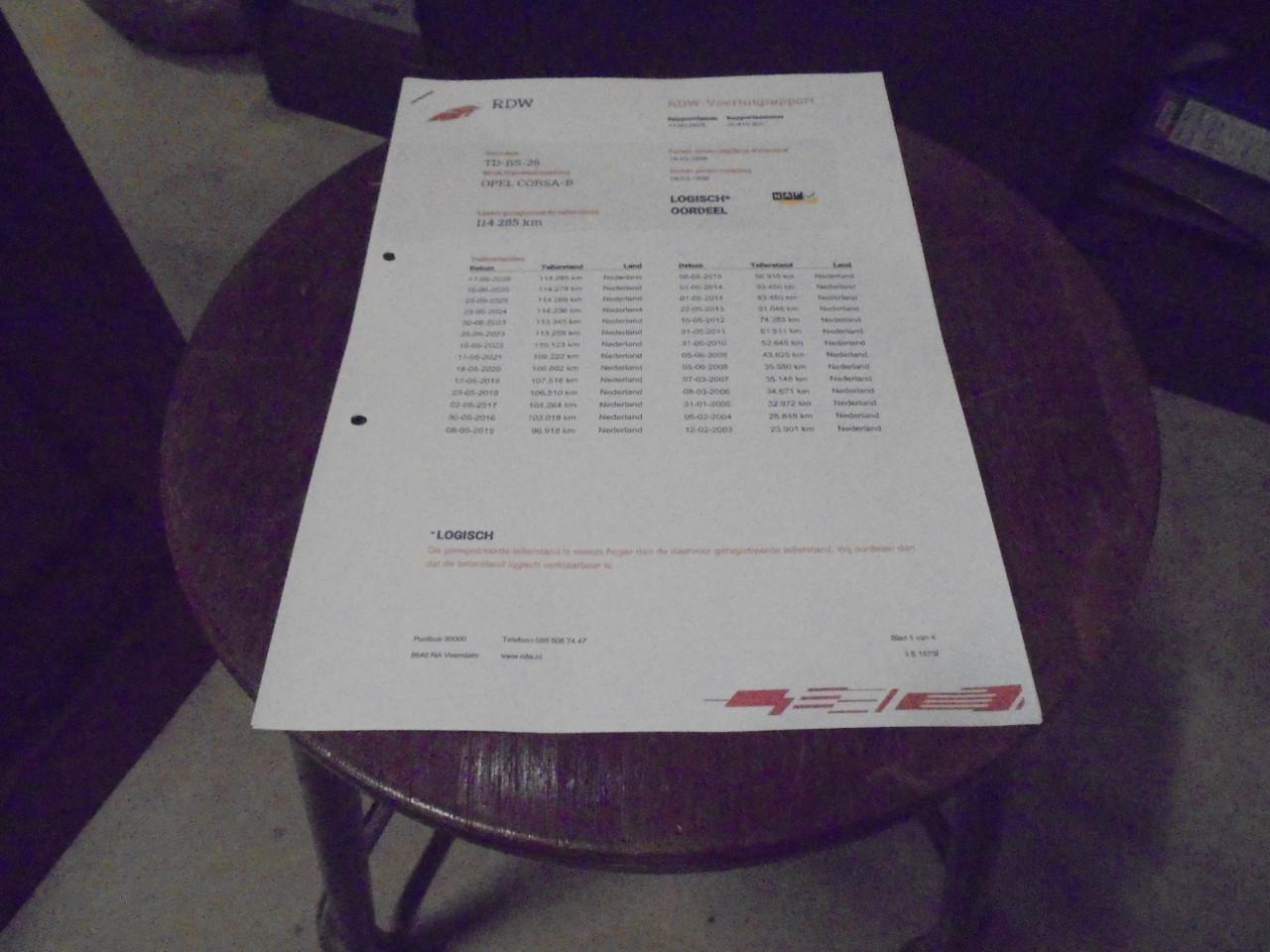 Corsa 1.4 Strada uit 1998 slechts 114.285 km met N.A.P Apk nieuw Juni 2026