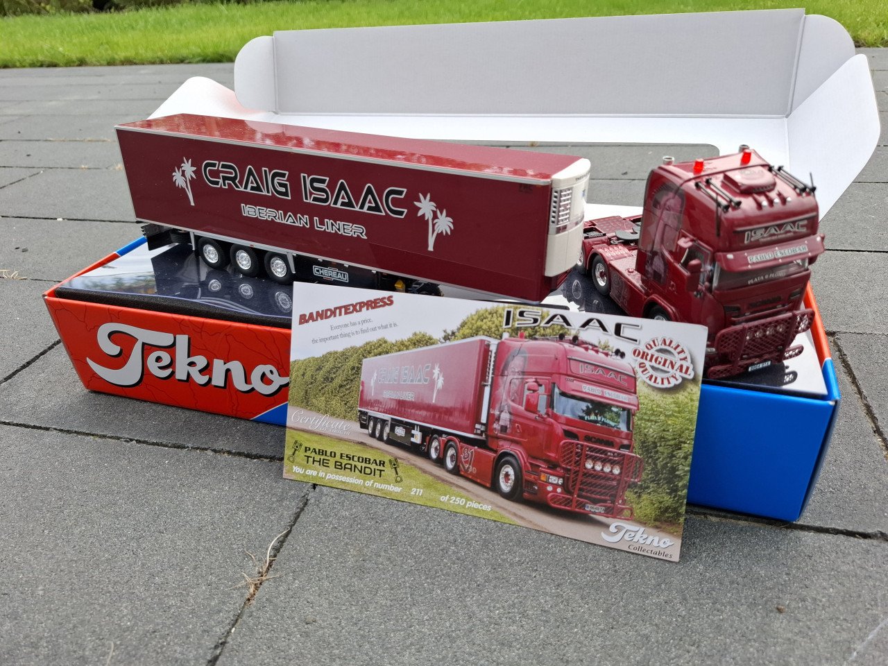Schaalmodel vrachtwagen