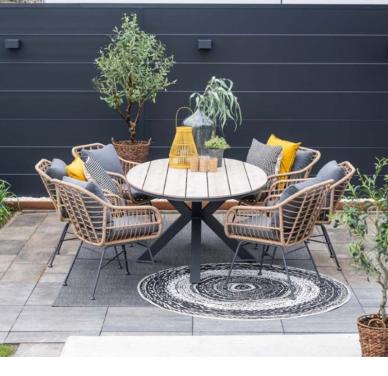 Tuinstoelen margriet 4 stuks