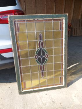 Oud Glas-in-loodraam