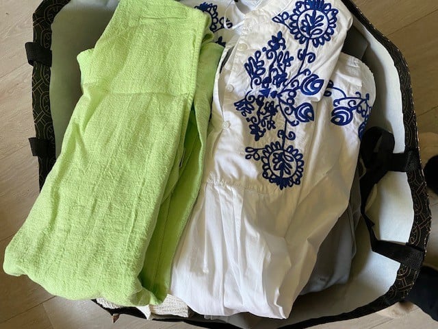 Grote tas damens kleding maar xs/s