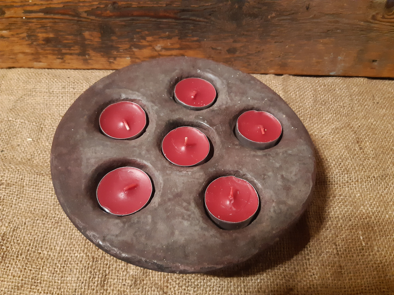 Betonnen schalen en waxine bakjes voor op terras of in huis
