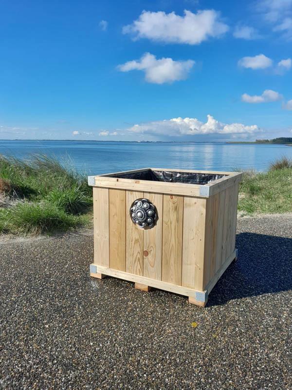 Zeeuwse knop bloembakken projecten ter inspiraties L85 x B85 x H75