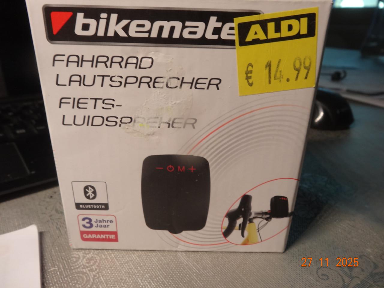 NIEUW bluetooth fiets luidspreker, zie foto's