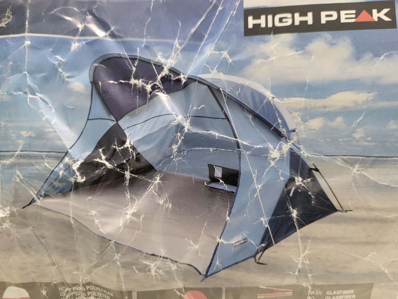 Wind-/zonnescherm / beach shelter - ideaal voor op het strand!
