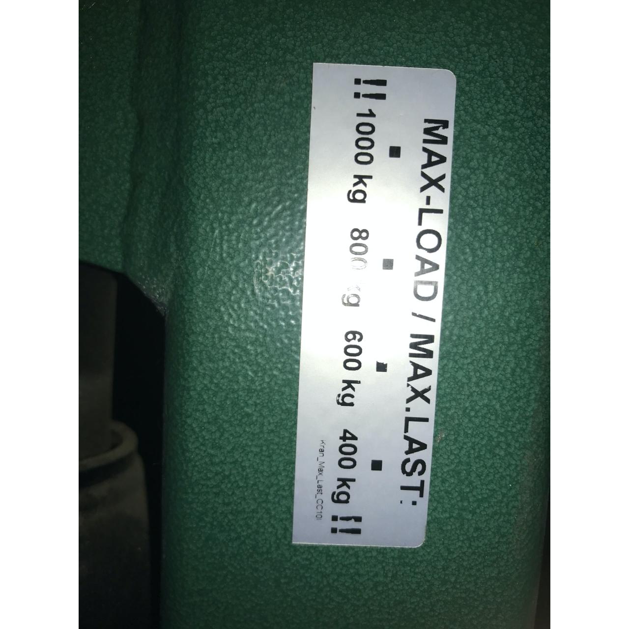 Compac CC10 opvouwbare werkplaats kraan 1000kg