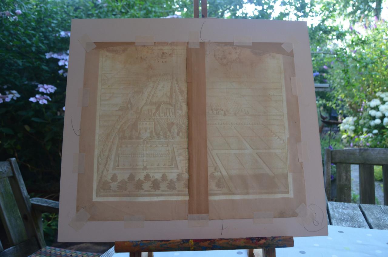 Kopergravure 'Heerlykheyt vd Nisse' Smallegange 1696