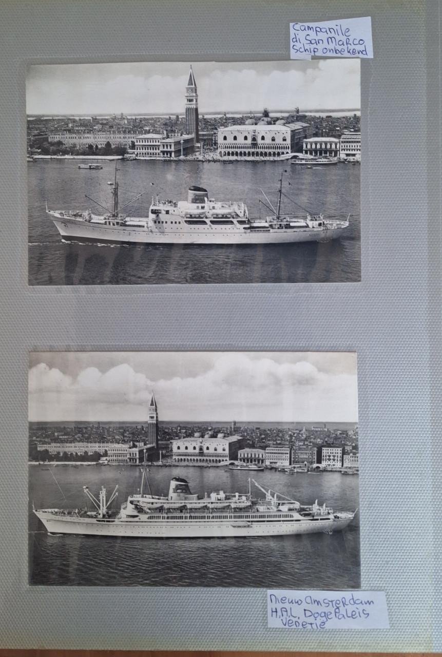 Postkaart / ansichtkaart oude schepen