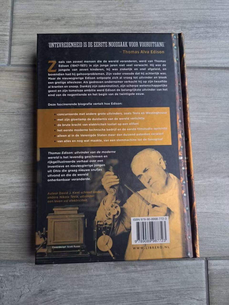 Thomas Edison Uitvinder van de moderne wereld