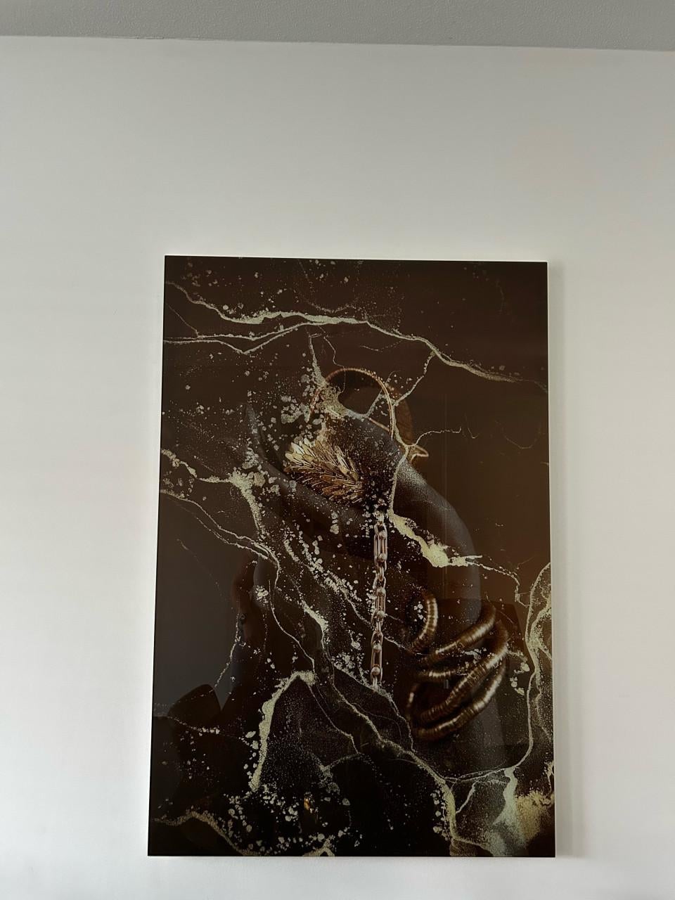 Glasplaat schilderij